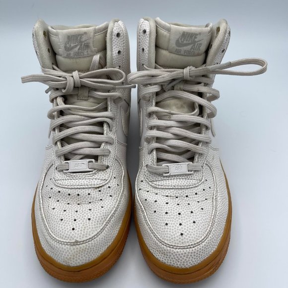 Nike Air Force 1 High SE Grey Gum Women- Size 8.5 - Picture 7 of 11
